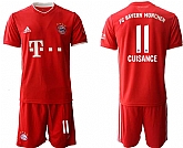 2020-21 Bayern Munich 11 CUISANCE Home Soccer Jersey,baseball caps,new era cap wholesale,wholesale hats